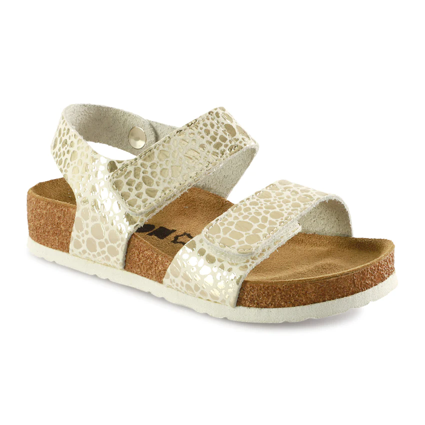 4803 GOLD LEDERSANDALE FÜR KINDER 05